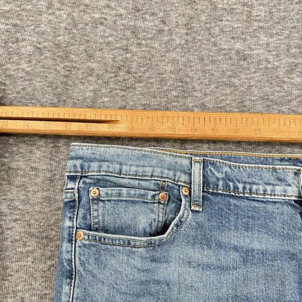Levis 541‎ Jeans Mens 44x30 Blue Light Wash Tapered Athletic Denim Zip Fly